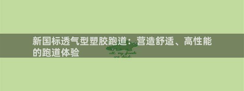 尊龙人生就是-首页：新国标透气型塑胶跑道：营造舒适、高性能
的跑道体验