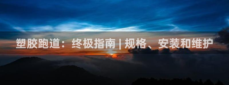尊龙凯时平台入口：塑胶跑道：终极指南 | 规格、安装和维护