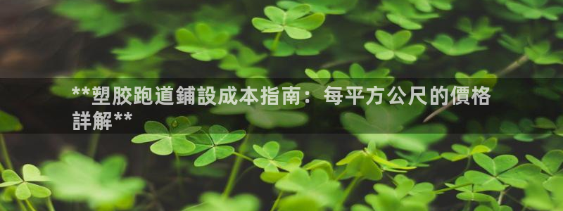 尊龙凯时网站登录：**塑胶跑道鋪設成本指南：每平方公