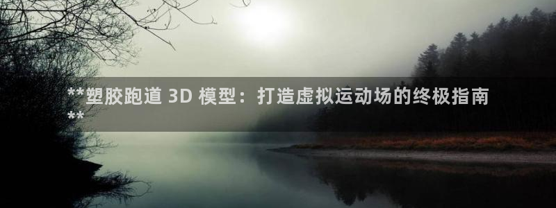 凯时ag旗舰厅网址是什么：**塑胶跑道 3D 模型：