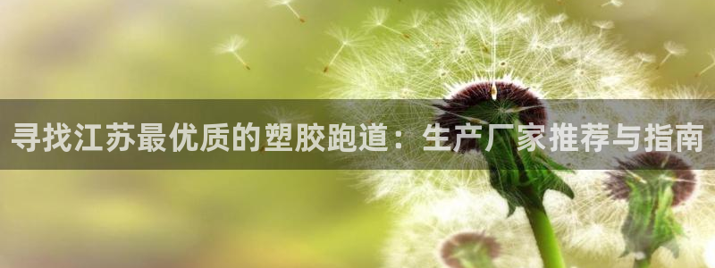 尊龙凯时人生就是搏平台：寻找江苏最优质的塑胶跑道：生产厂家推